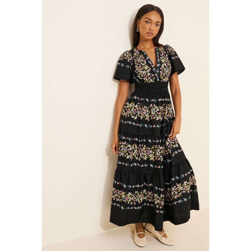 Anthropologie Somerset Floral Maxi Dress NWT Large